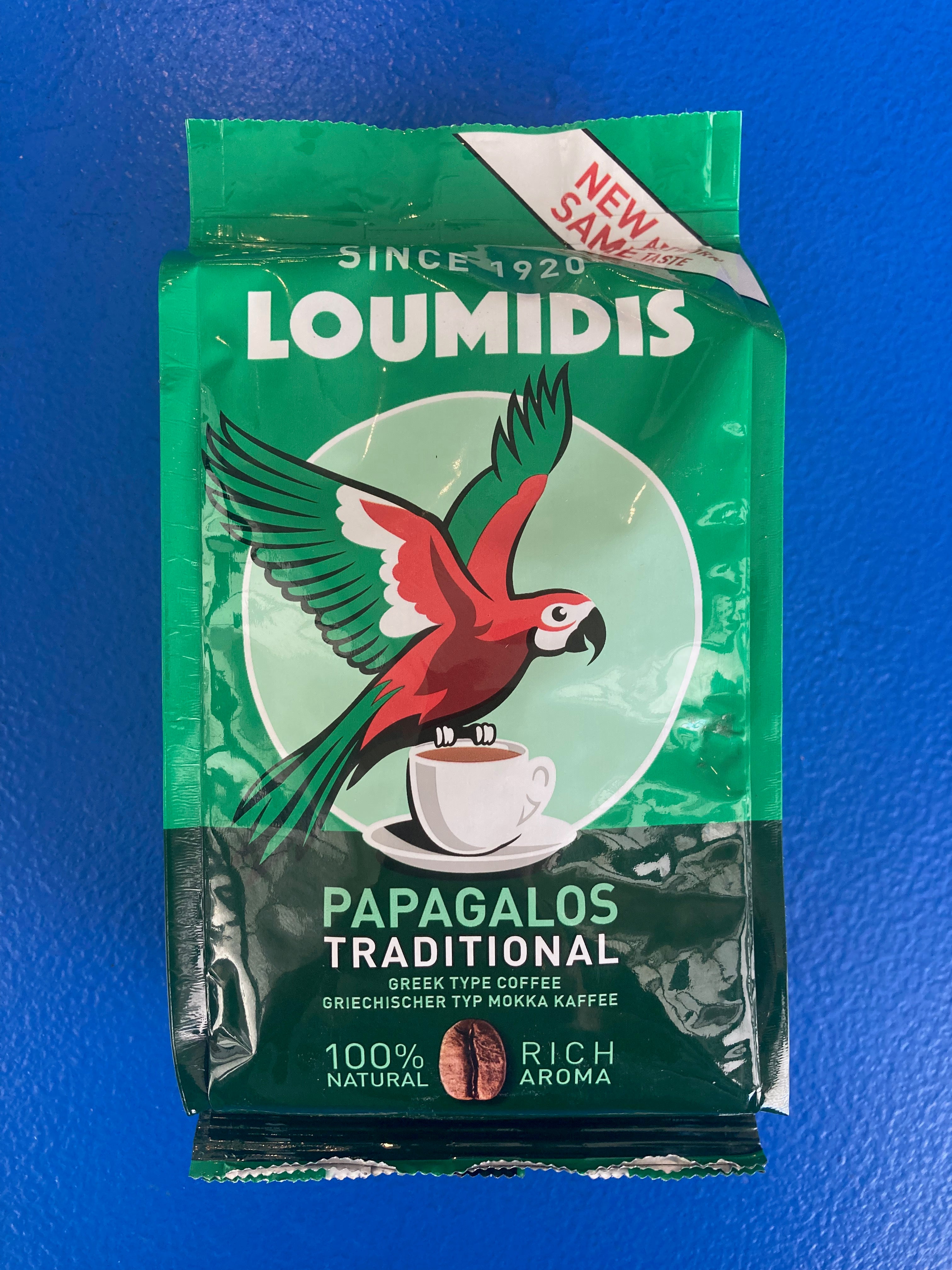 Papagalos Greek Coffee 1 lb Bag - Titan Foods