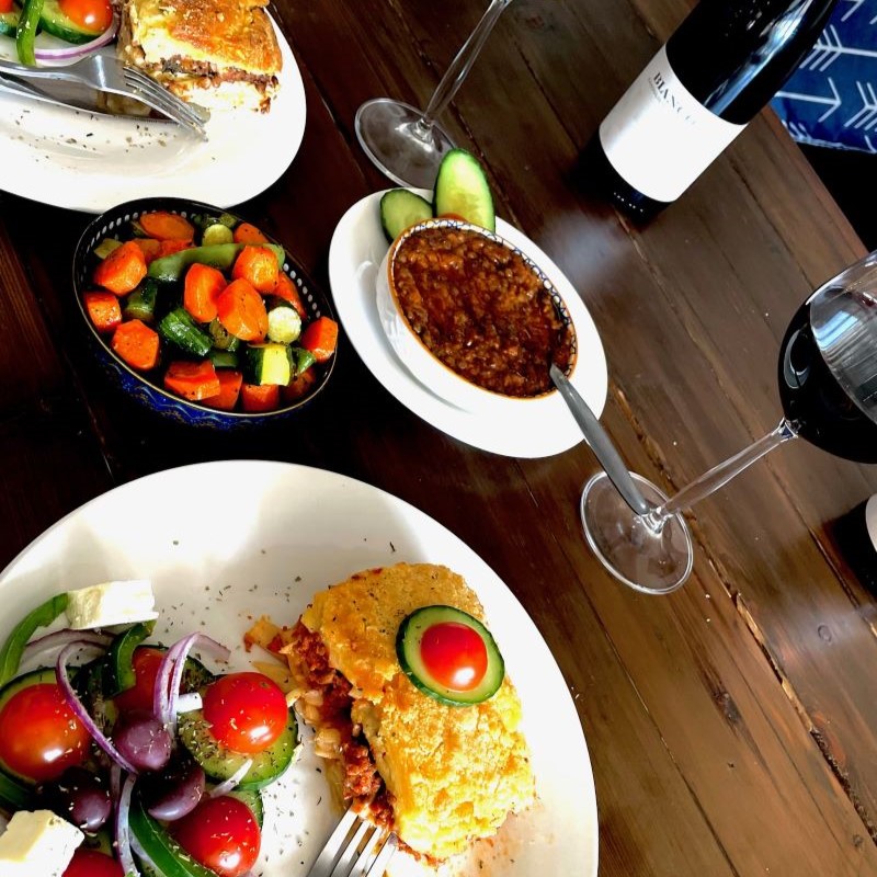 Classic Greek dishes