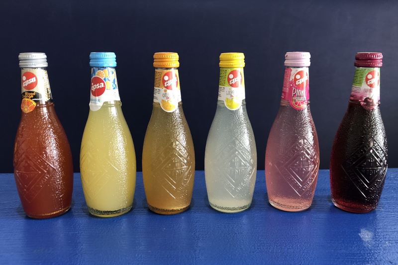 Epsa carbonated fruit drinks (232ml)