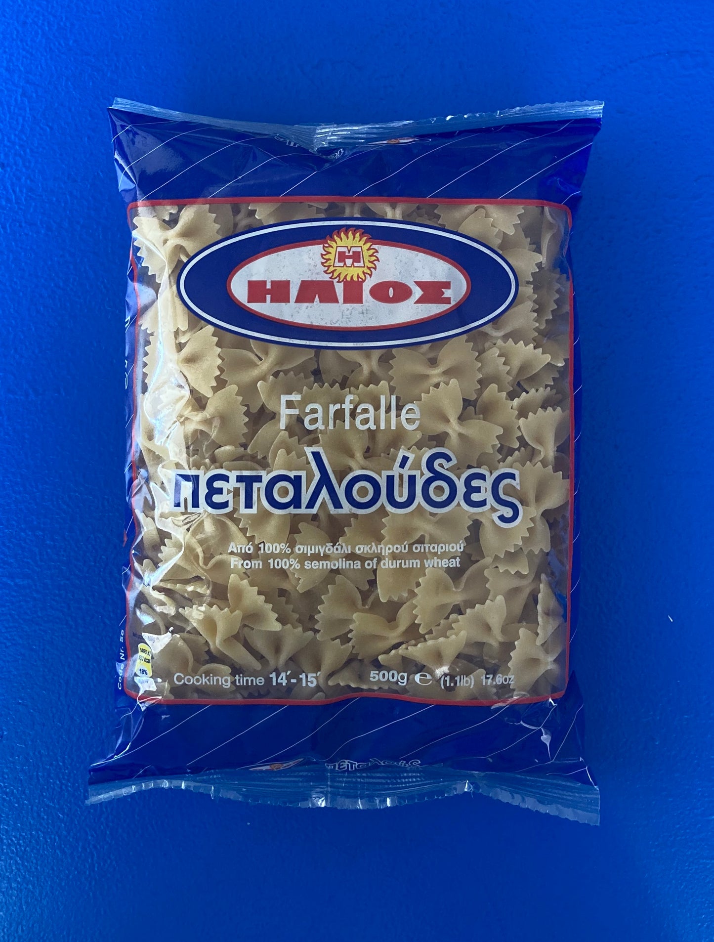 Helios Farfalle / Petaloudes (58) (500g)