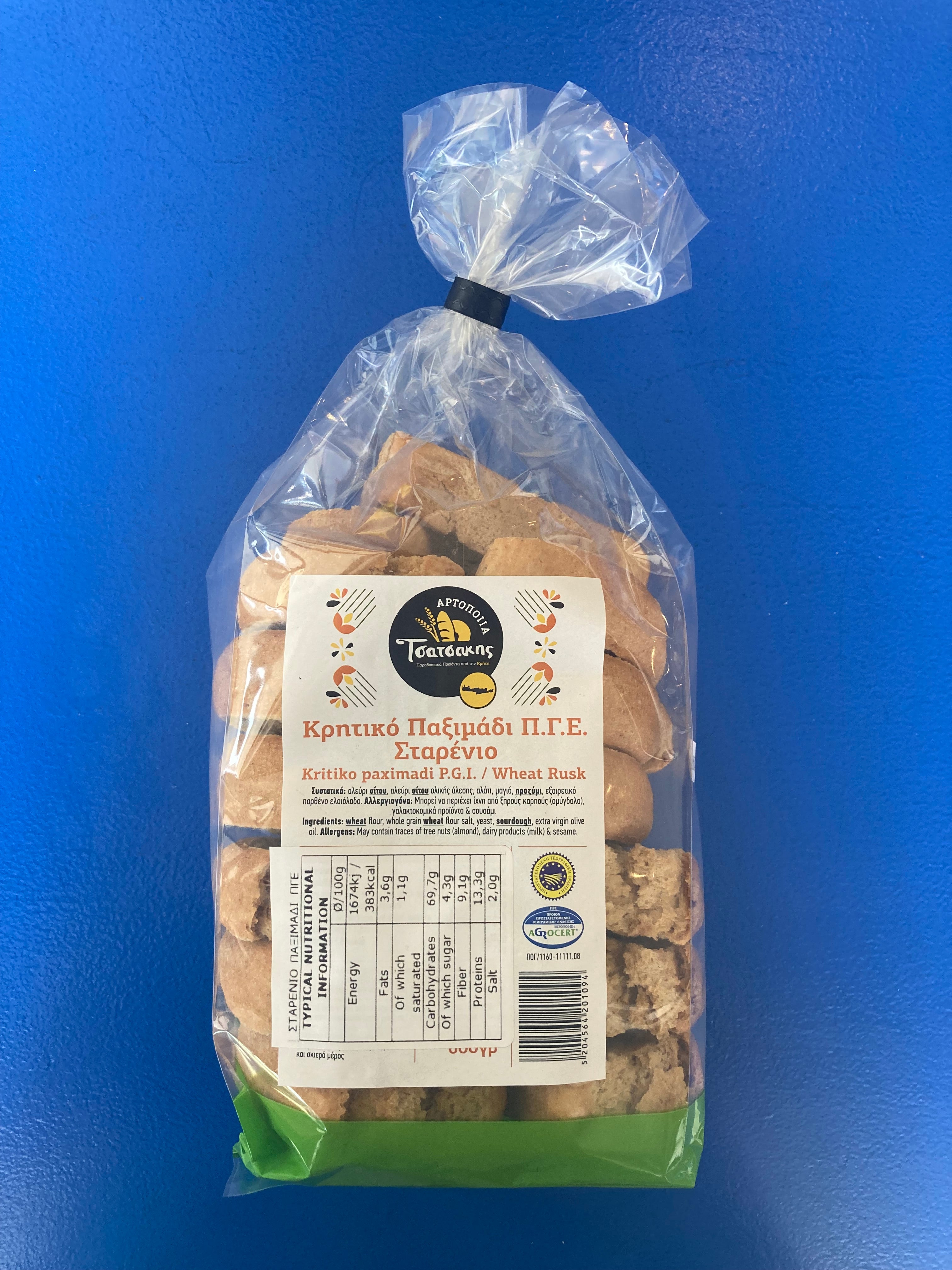 Tsatsakis Cretan Wheat Rusks (600g) – Meraki Deli Cafe